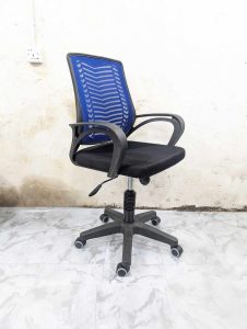 China V Mesh Chair - Blue Colour